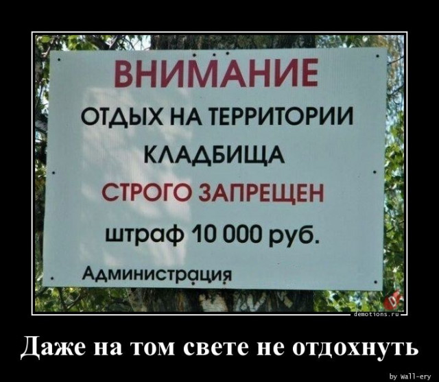 Свежие Демотиваторы
