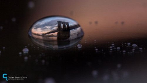 Пейзажи в капельках воды