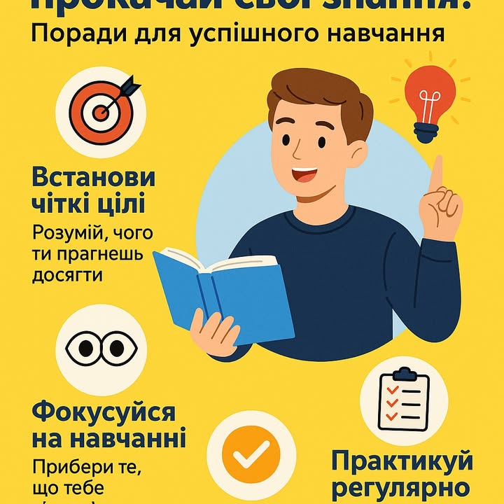 Секрети ефективного навчання: прокачай свої знання!