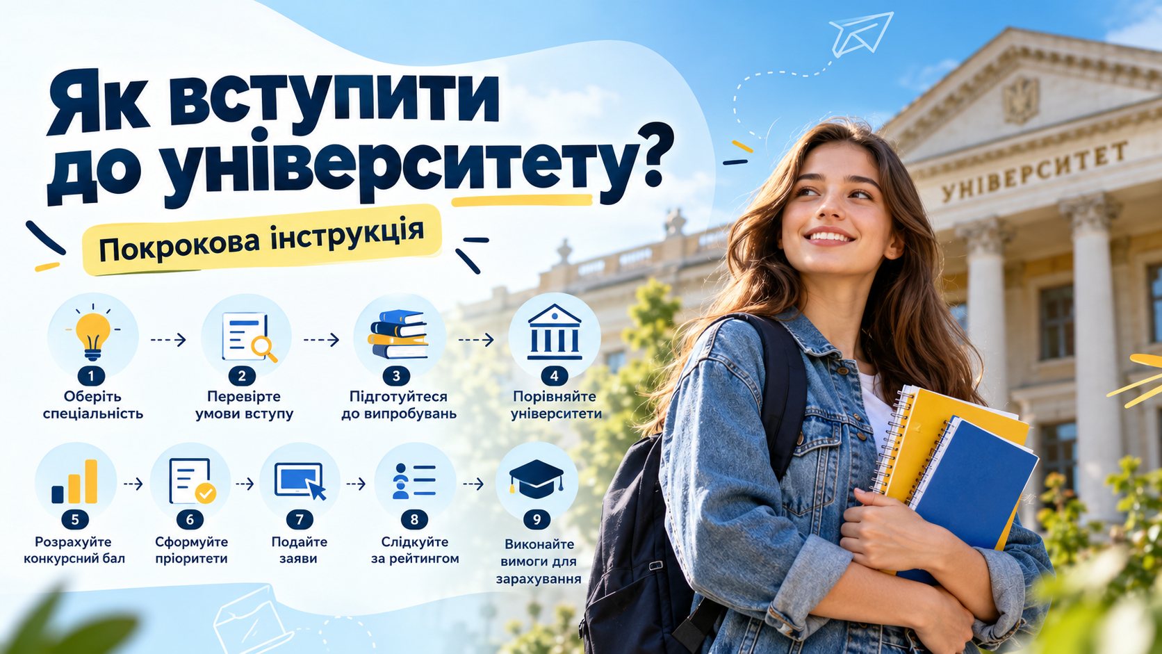 Як вступити до університету: покрокова інструкція